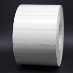 25*35mm Cable Adhesive Label 1mil White Matte Translucent Water Resistant Vinyl