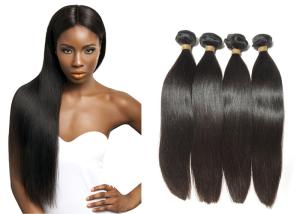 Quality Popular Durable Indian Human Hair Extensions , Clean / Smooth Virgin Remy Straight Hair wholesale