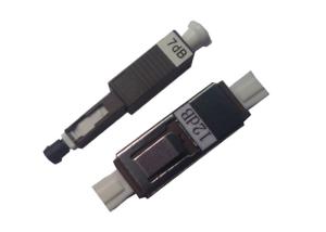 Quality Male To Female Type MU Attenuator , Inline Fixed Optical Attenuator Various Color wholesale