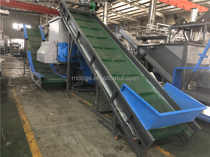 Waste Plastic Film Drawing Belt Conveyor Recycling Machine