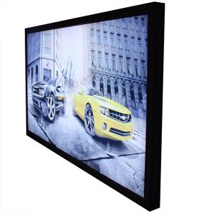 Quality Snap Frame Wall Mounted Lightbox , Wall Mount Led Menu Boards For Restaurants wholesale