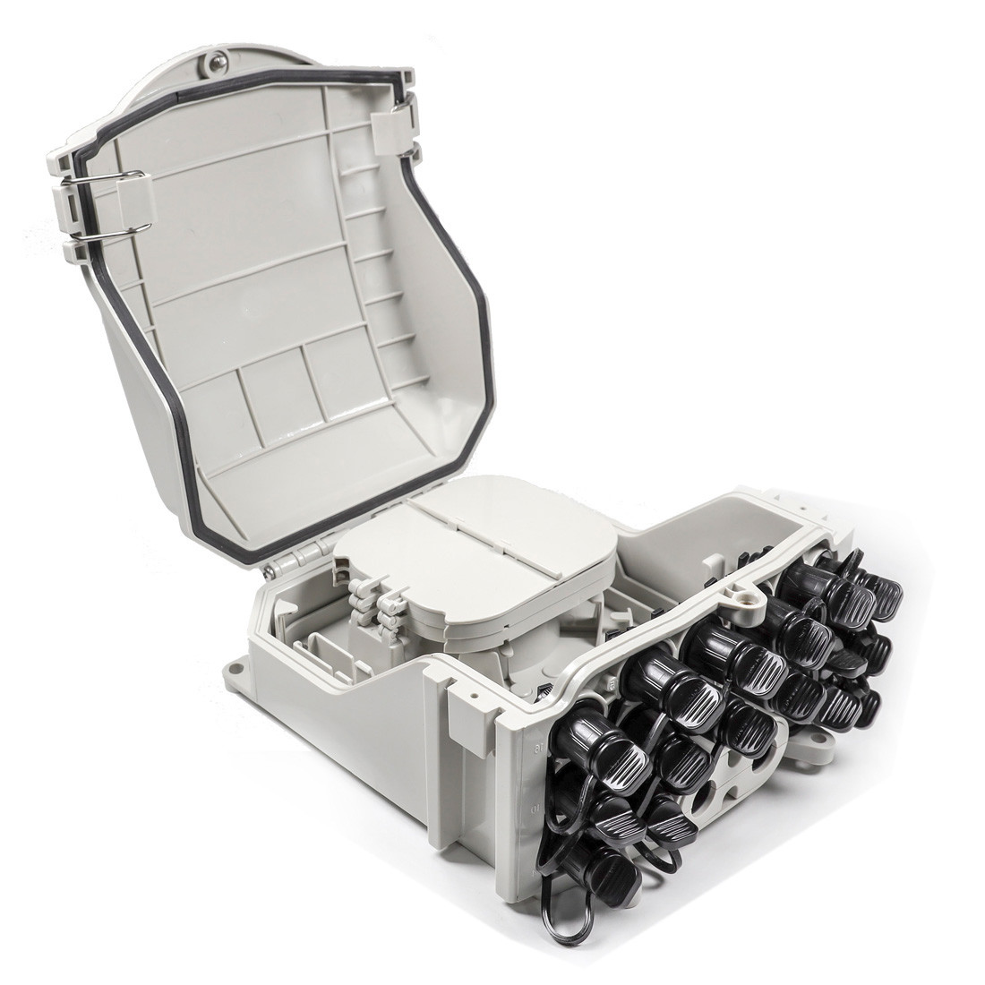 ROHS 16 Cores Ftth Distribution Box FTTA Fibre Optic Cable Junction Box