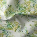 Ramie Blended Polyester Printing Fabric Striped Home Textile Clothing
