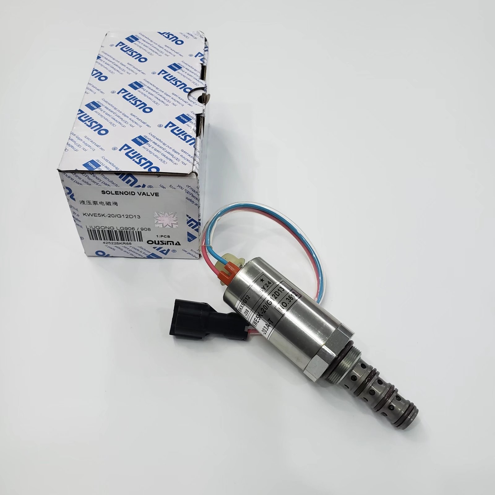 OUSIMA KWE5K-20 G12D13 Solenoid Valve Sensor For LIUGONG LG906 LG90 Excavator