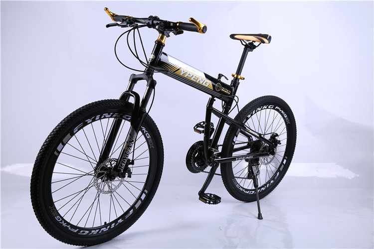 High quality OEM 36 spoke wheel 21 speed 40mm rim black aluminium alloy folding hummer mountain bicicletas