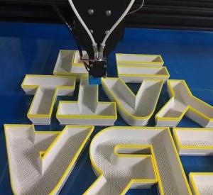 Quality FDM Forming Process 3D Printing Machine For Advertising Industry Sign Letters wholesale