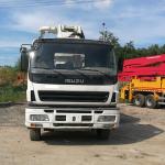 265KW 37m Refurbished Beton Pump Isuzu Truck Mounted Good Condition