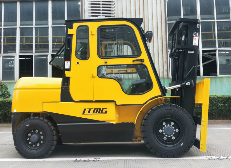 FD50 5 Ton Counterbalance Forklift Truck With Original Imported Japan Mitsubishi Engine