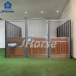 Quality Swing Door Or Sliding Door Horse Stable Stall With Powder Coated Surface Treatments wholesale