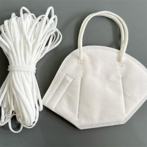 Quality 3.5mm 6mm 4mm 5mm Round Elastic Cord Polyester Spandex For 3D Face Mask wholesale