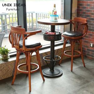 Quality Tall Wooden Breakfast Bar Table 1200 X 600mm 60cm European Style wholesale