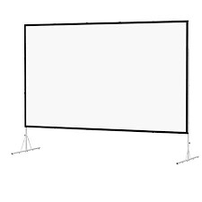 Rear Portable Fast Fold Projection Screen Aluminum Housing Indoor / Outdoor