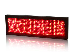 Quality Red Scrolling LED Name Badge Mini Advertising LED Message Board wholesale