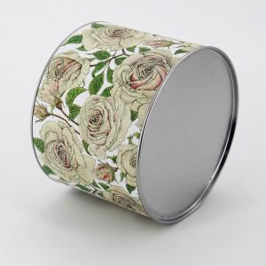 Quality Biodegradable Cardboard Paper Tube , Candle Cylinder Packaging With Tinplate wholesale
