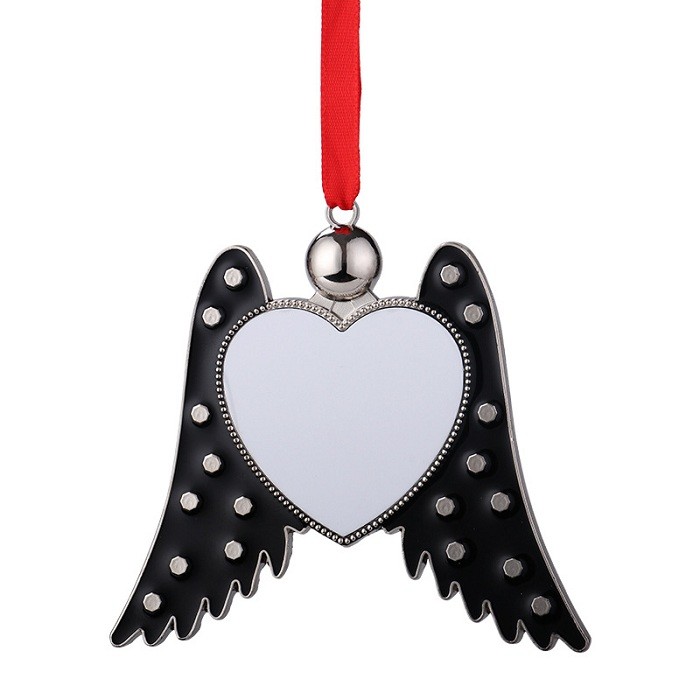 Christmas Tree Decorations Metal Pendant For Sublimation