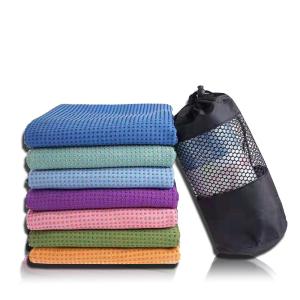 Quality 70x140 Hot Yoga Microfiber Yoga Towel Mat Non Slip Private Label Customized wholesale