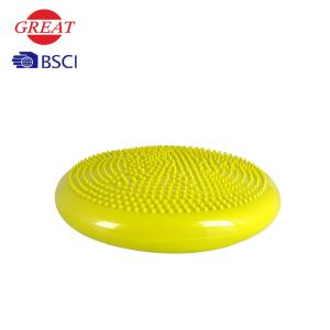 Quality Yellow Pilates Stability Cushion , Anti Blast Stability Balance Board wholesale