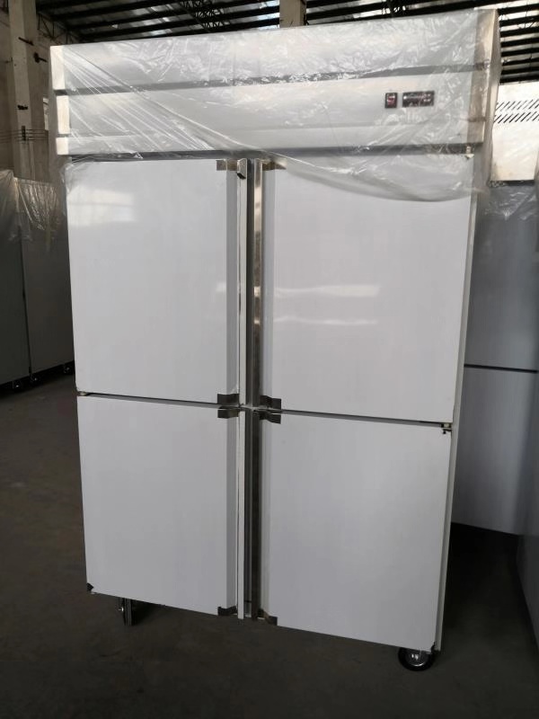 Practical Stainless Steel 500L Fridge Freezer , Soundless Commercial Upright Freezer