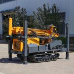 High Hydraulic Support Legs 350m Crawler Borehole Water Well Drilling Rig With