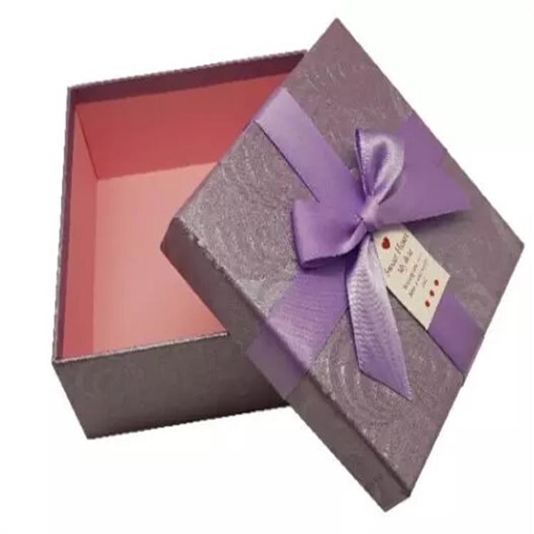 custom children swaddle blanket gift box with ribbon and bowknot children apparel clothing box