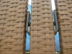 Outdoor Rattan Furniture , Garden / Beach KD Wicker Screen Fence