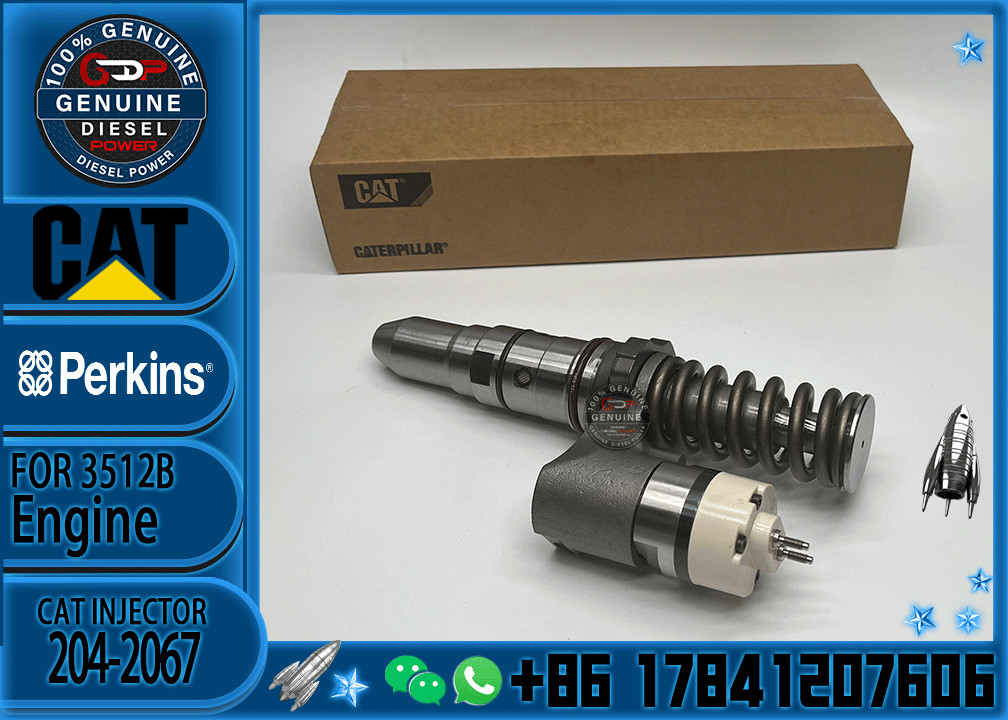 Fuel injector fuel injecto 204-2067 386-1776 229-1631 437-7547 for 3512B Excavator 3512C 3516B 3516C