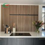 Interior Wall Wooden Acoustic Panels Multipurpose Flameproof