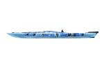 Single Person Sit In Kayak Top Rated Polyethylene Hull Material Fishing Canoe
