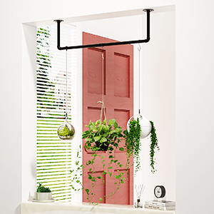 Metal Flowerpot Hanger for Window Wall Ceiling Herb Garden Wood Type Pergolas Bridge