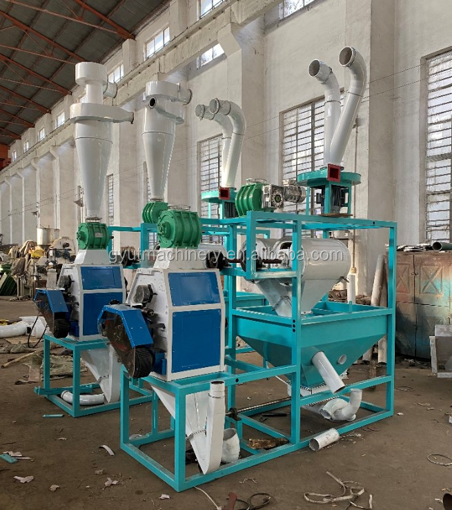 300kg per hour Corn Flour Mill with Competitive and Video Technical Support