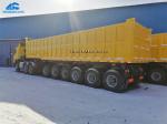 80000kg 9 Axles 45m3 Dump Truck For Ghana