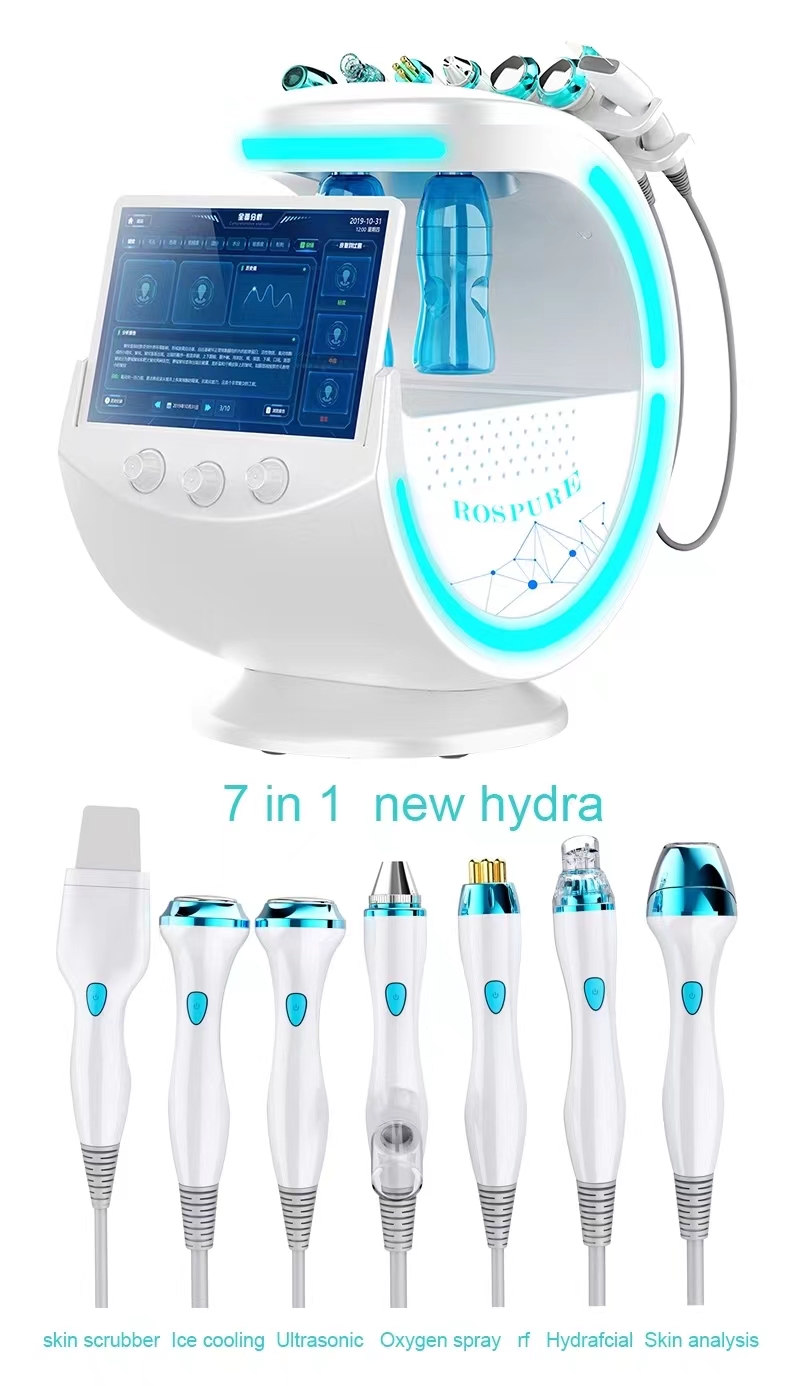 Multifunctional Hydrafacial Machine 7 In 1 Hydrafacial Microdermabrasion Machine Stationary