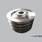 8" Light Duty Steel Rail Wheel Guide Rail Wheel Iron Railway Wheel Steel Forged