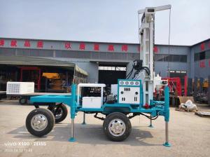 Quality 150mm Hole Diameter Water Well Drilling Rig Machine With 42mm Or 50mm Drilling Rod wholesale