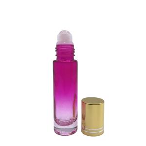 Quality Rainbow Gradient Empty Perfume Rollerball Bottle Airtight Non Toxic wholesale