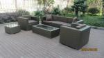 Outdoor Rattan Sofa For Pool , Modern Garden Table And Chairs
