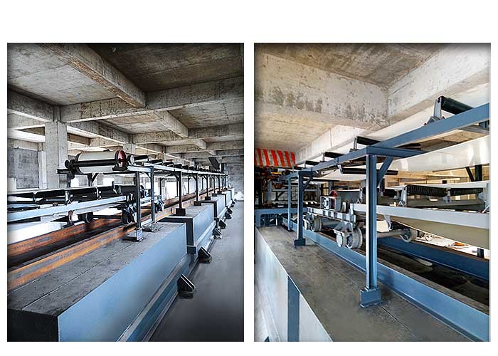Ore Mining Conveyor , Cycloidal Needle Motor Reducer Reversible Belt Conveyor
