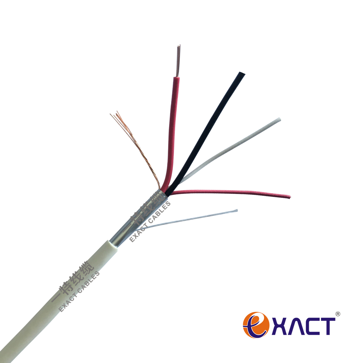 12x0.22mm2 TCCAM Conductor PVC Insulation and Jacket Alarm Signal Cable with 2 Cores