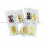Zipper Transparent Plastic Retail Bag For Spice Packaging