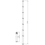12m heavy duty payloads pneumatic telescopic mast for mobile telecommunication