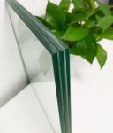 Edge Polished Tempered Over Laminated Glass With Custom Size