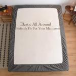 Embroidery 1800 Thread Count 100% Microfiber Sheet Set 3/4pcs for All-Season