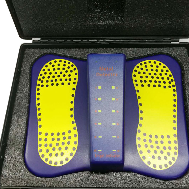 Portable Shoes Walk Through Metal Detector Sound LED Alarm High Sensitivity