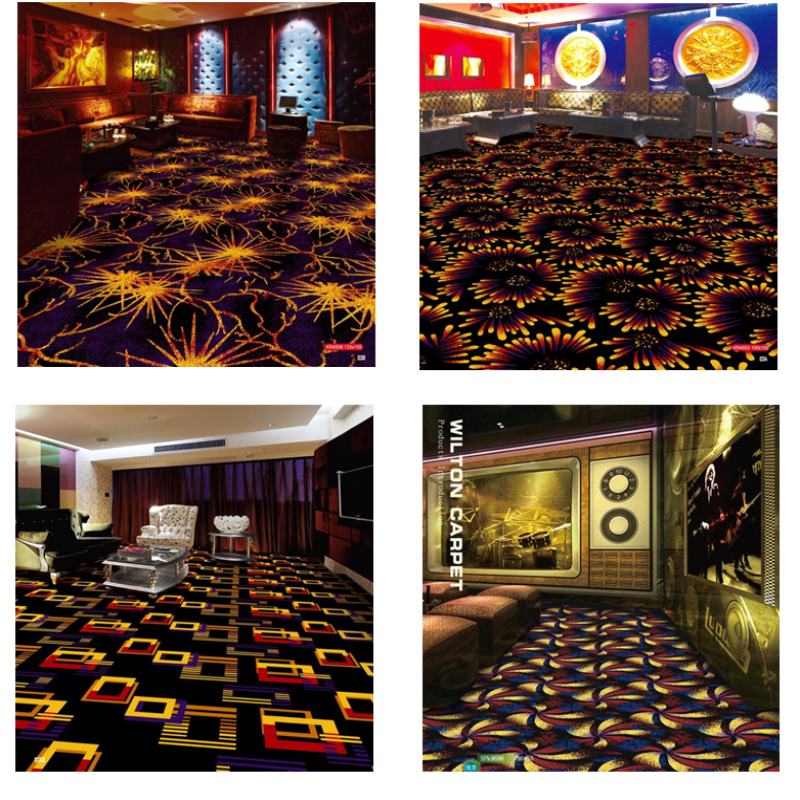 Woven Technics circle decorative printed oriental carpet for lobby