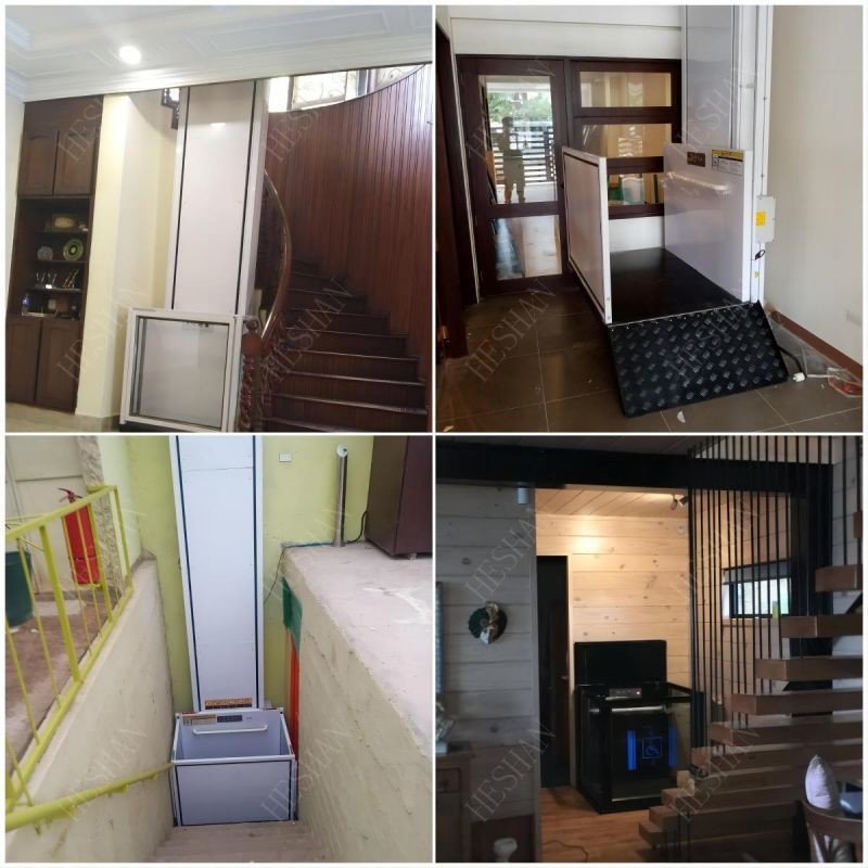 Disabled Vertical Wheelchair Lift Electric Stair Lift Elevator ROHS Approved