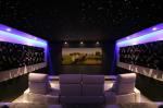 Polyester Fiberboard Fiber Optic Star Panels 9mm Cinema Ceiling Remote Control