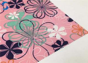 Quality 300T Pongee Polyester Water Resistant Fabric Pu Milky Coated wholesale