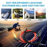 DC 10AWG PV Photovoltaic Solar Cable With Waterproof Connectors