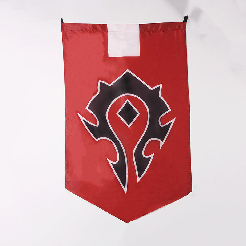 Custom Sublimation Pennant Wall Flag Sports Hanging Wall Flag