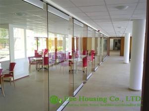 Quality Movable Glass Partition For Office, 12mm tempered Clear glass wholesale